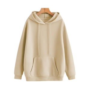 Poleron canguro beige